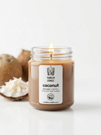 The Jar Gallery No: 01 - Coconut Candle - Hindistan Cevizi Kokulu Soya Mum - 150 ml