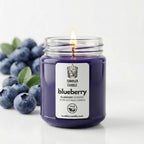The Jar Gallery No: 04 - Blueberry Candle - Yaban Mersini Kokulu Soya Mum