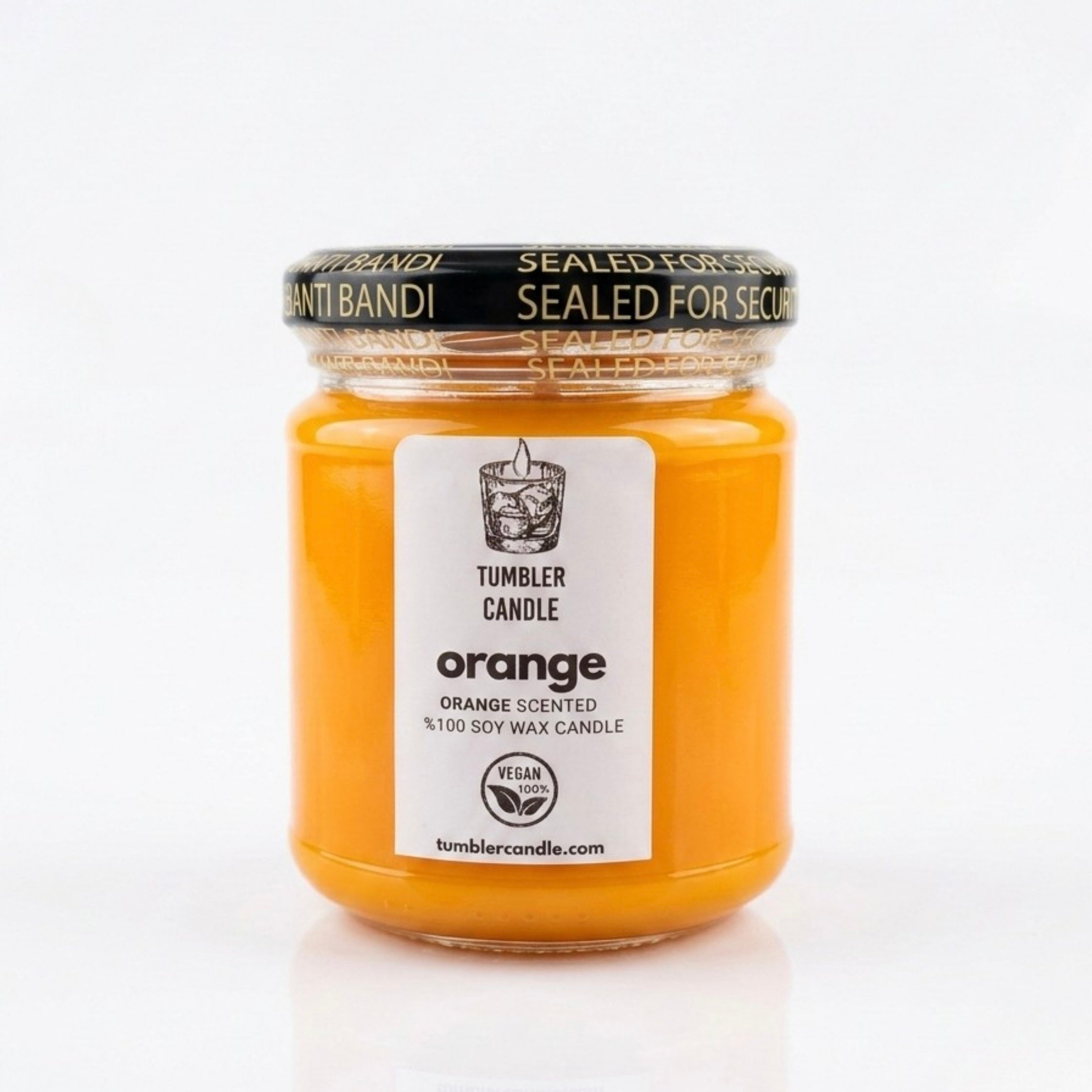 The Jar Gallery No: 03 - Orange Candle - Portakal Kokulu Soya Mum