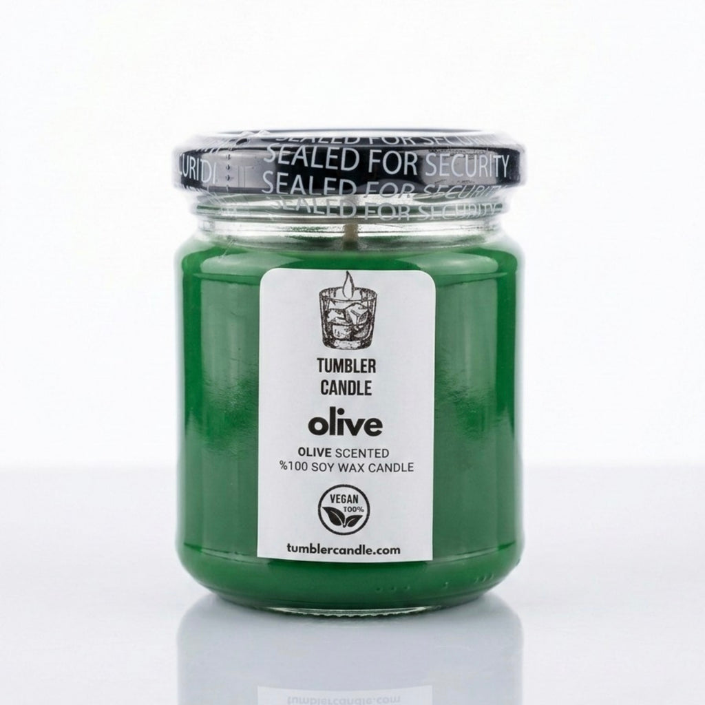 The Jar Gallery No: 02 - Olive Candle - Zeytin Kokulu Soya Mum