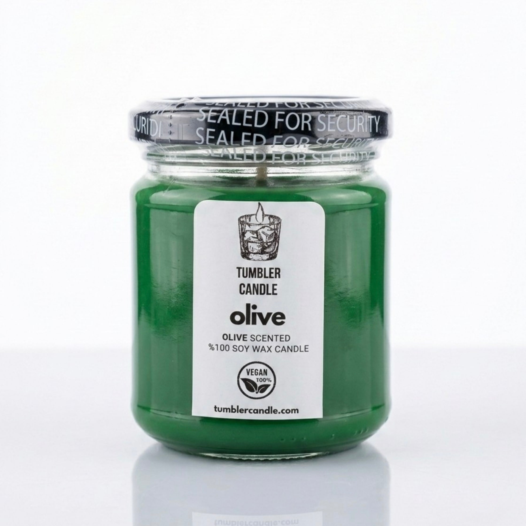 The Jar Gallery No: 02 - Olive Candle - Zeytin Kokulu Soya Mum