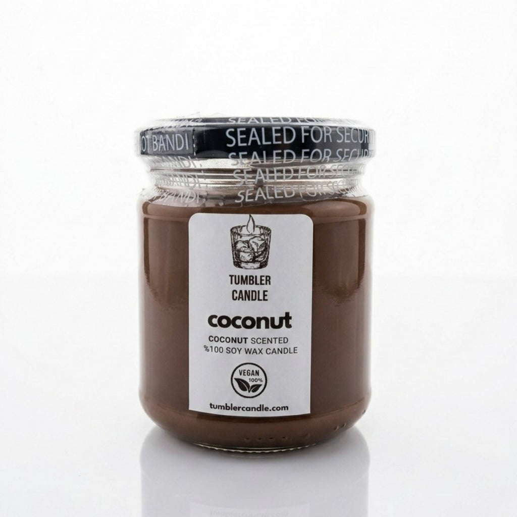 The Jar Gallery No: 01 - Coconut Candle - Hindistan Cevizi Kokulu Soya Mum