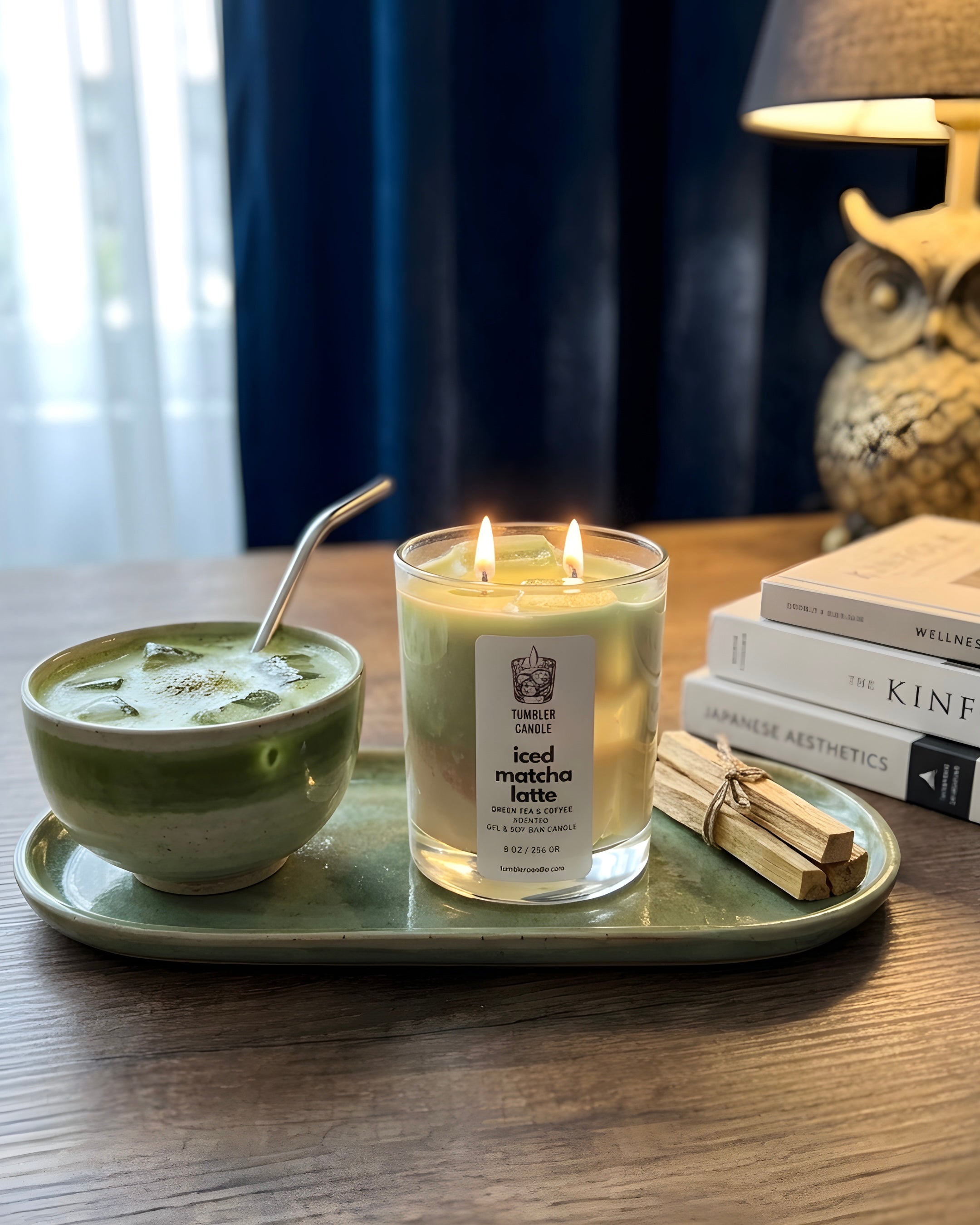Iced Matcha Latte - Yeşil Çay & Kahve Kokulu Soya Mum