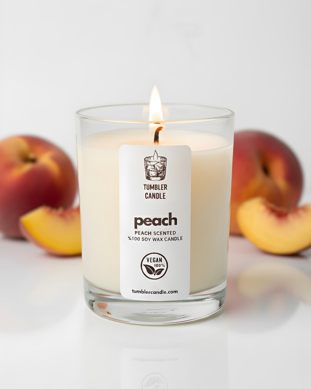 Juicy Peach - Şeftali Kokulu Soya Mum