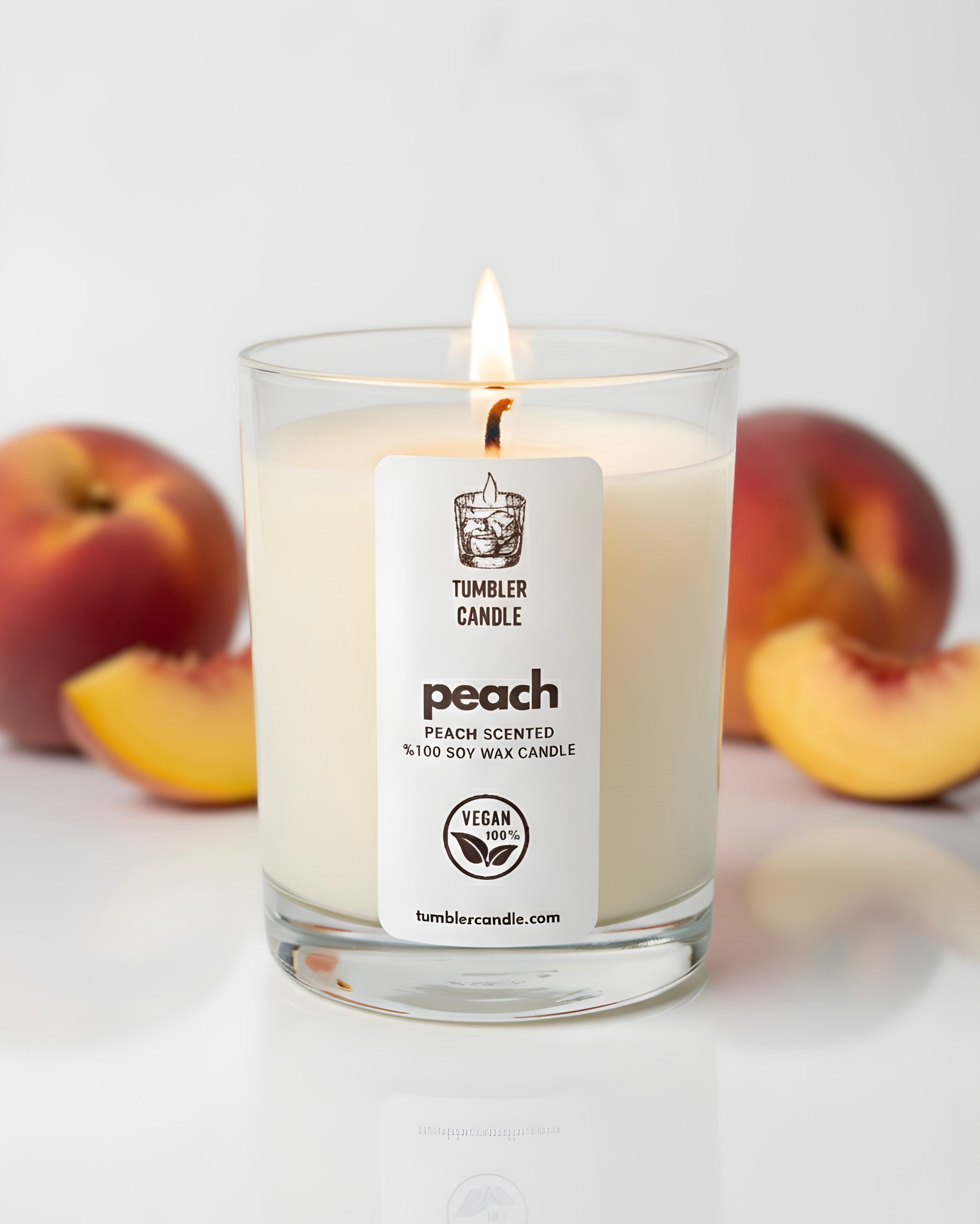 Juicy Peach - Şeftali Kokulu Soya Mum