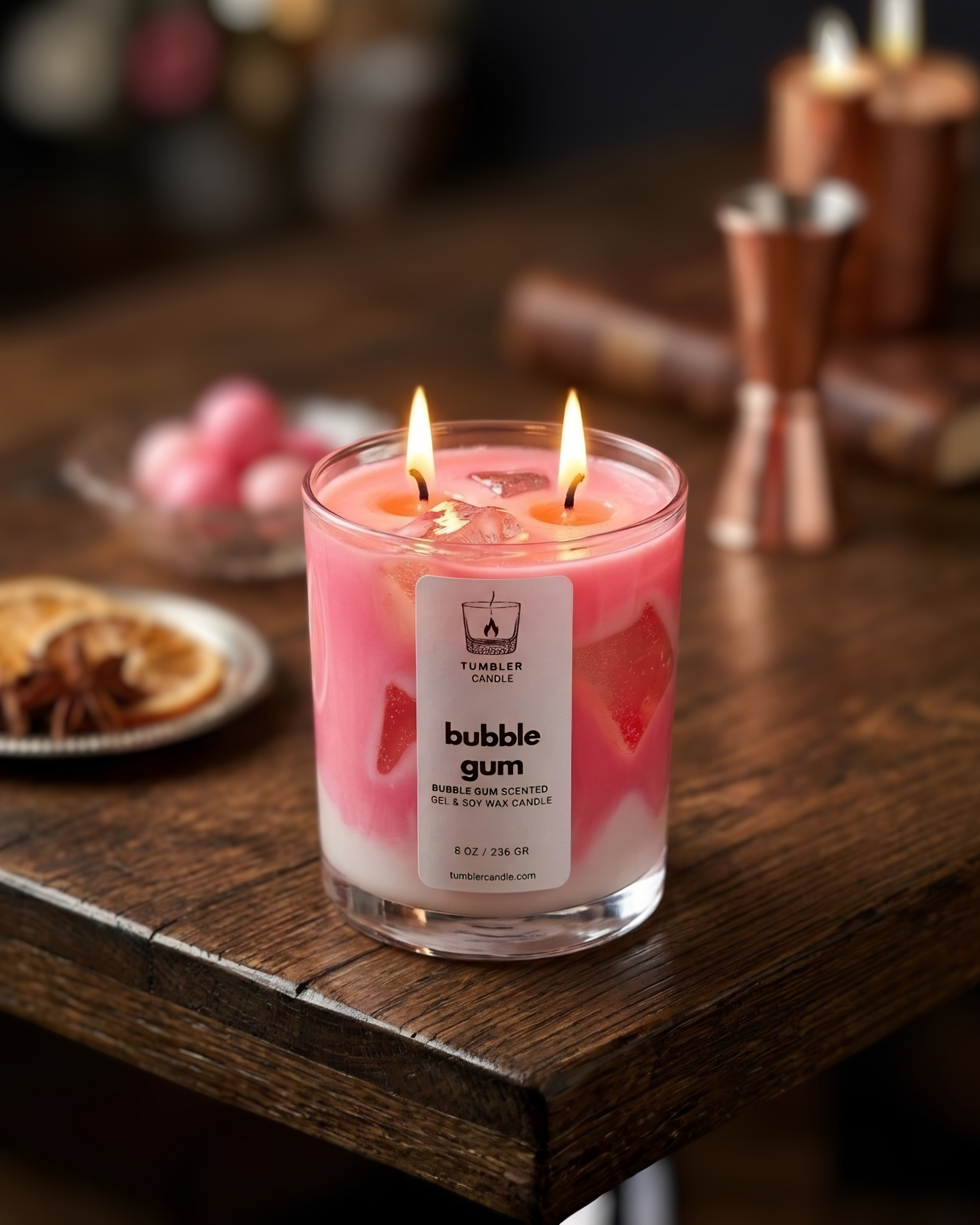 Bubble Gum - Sakız Kokulu Soya Mum