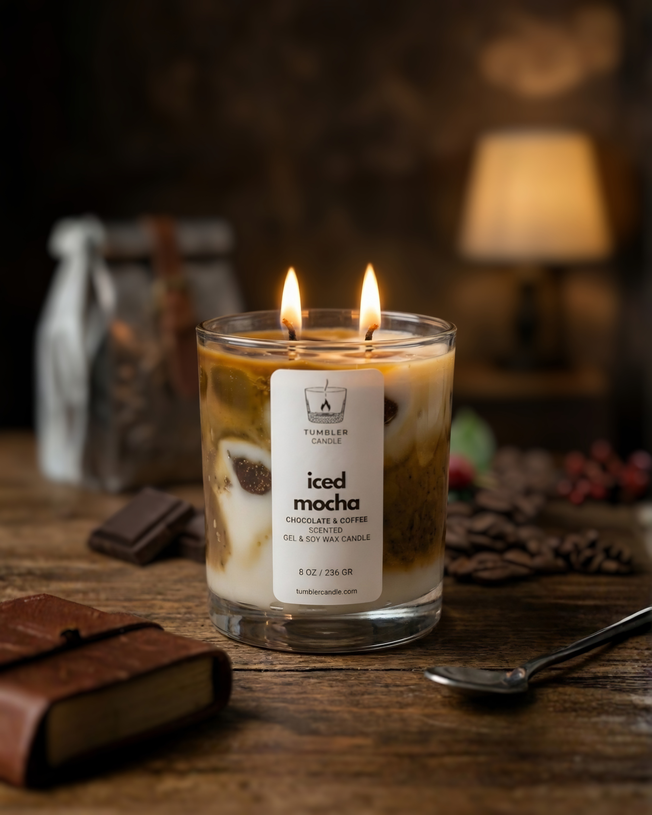 Iced Mocha - Kahve ve Çikolata Kokulu Soya Mum