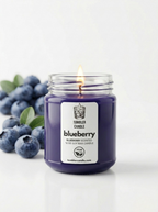 The Jar Gallery No: 04 - Blueberry Candle - Yaban Mersini Kokulu Soya Mum - 150 ml