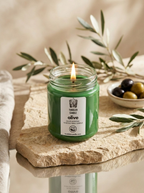 The Jar Gallery No: 02 - Olive Candle - Zeytin Kokulu Soya Mum - 150 ml