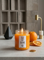 The Jar Gallery No: 03 - Orange Candle - Portakal Kokulu Soya Mum - 150 ml