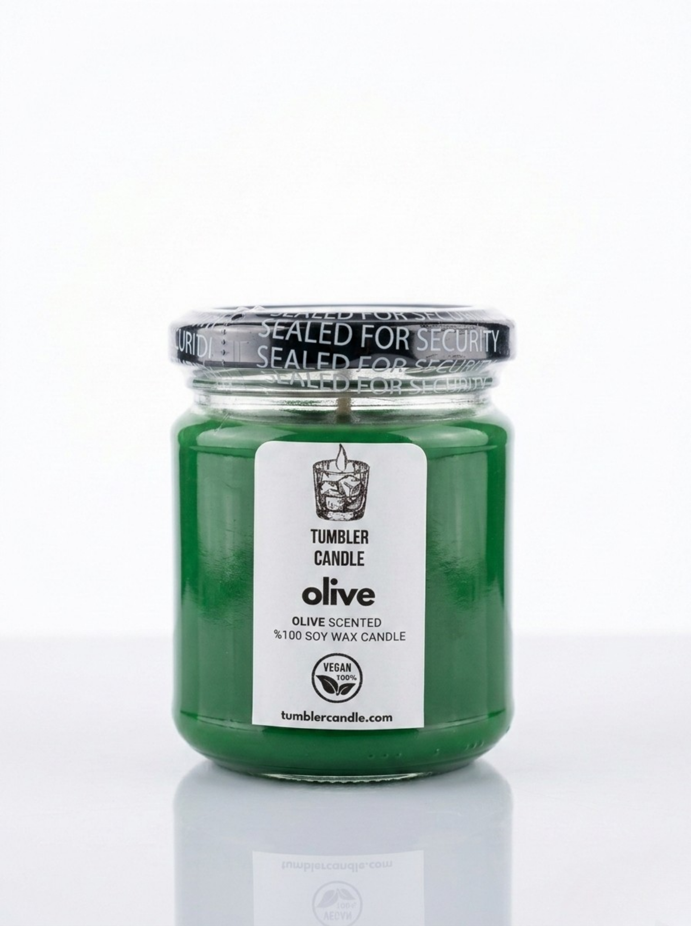 The Jar Gallery No: 02 - Olive Candle - Zeytin Kokulu Soya Mum - 150 ml