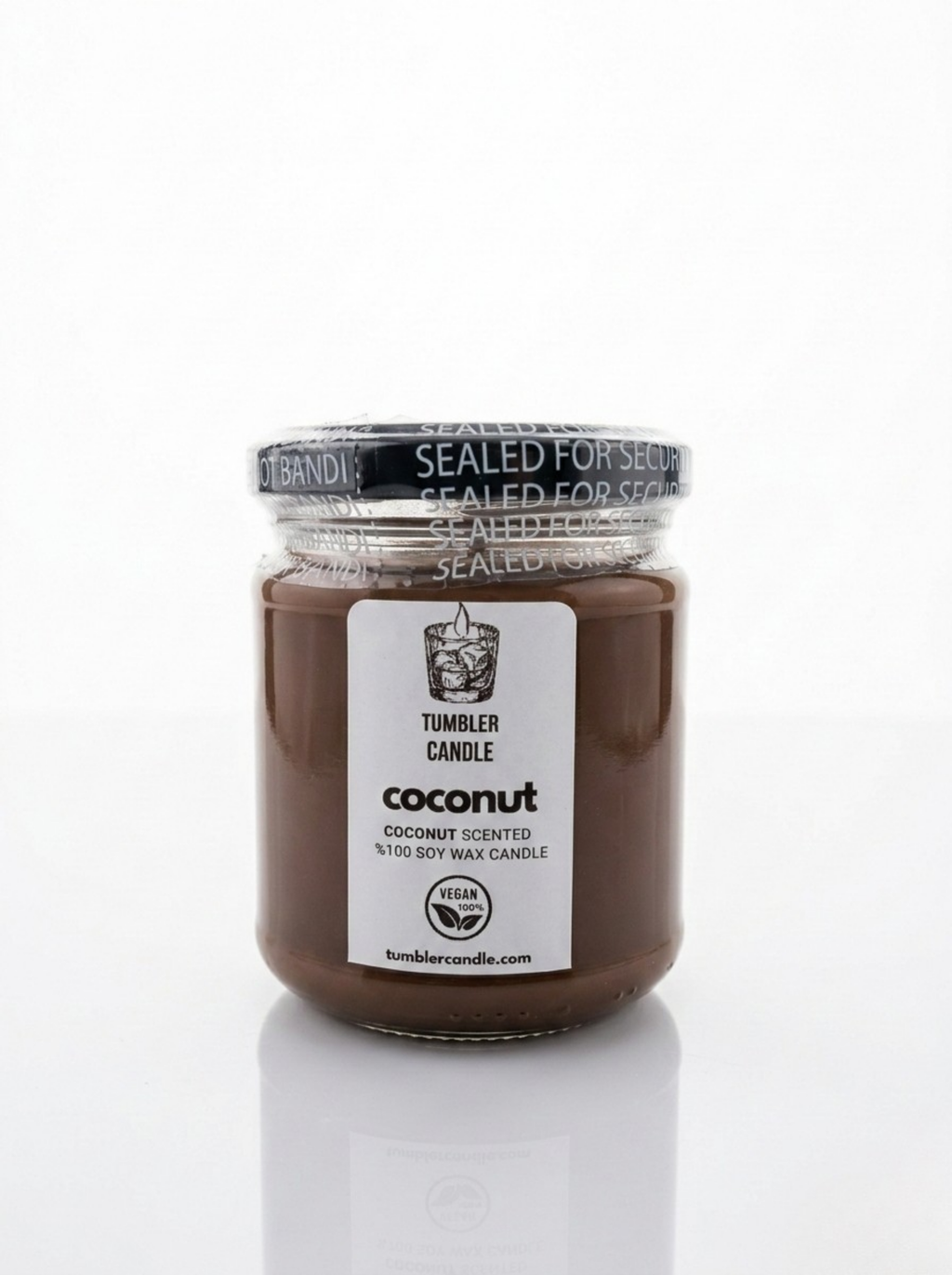 The Jar Gallery No: 01 - Coconut Candle - Hindistan Cevizi Kokulu Soya Mum - 150 ml