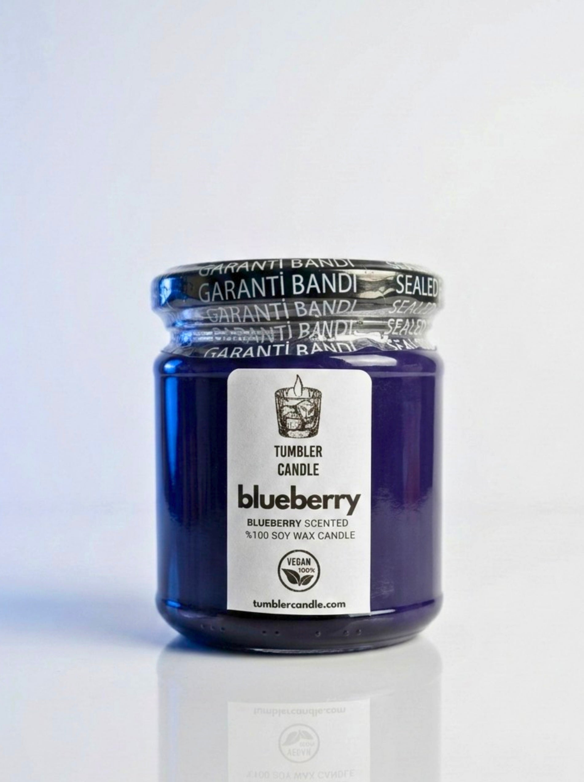 The Jar Gallery No: 04 - Blueberry Candle - Yaban Mersini Kokulu Soya Mum - 150 ml