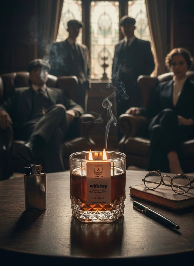 Whiskey - Oud Kokulu Jel Mum - 8 0z/236 gr