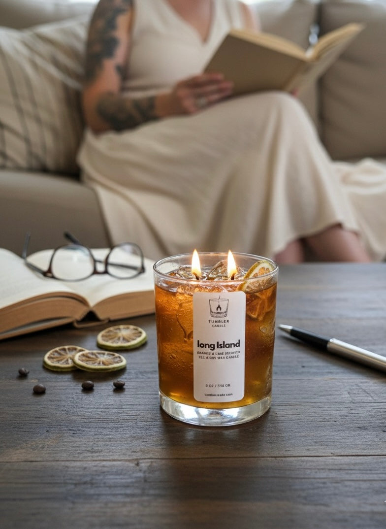 Long Island -  Portakal ve Lime Kokulu Jel Mum - 8 0z/236 gr
