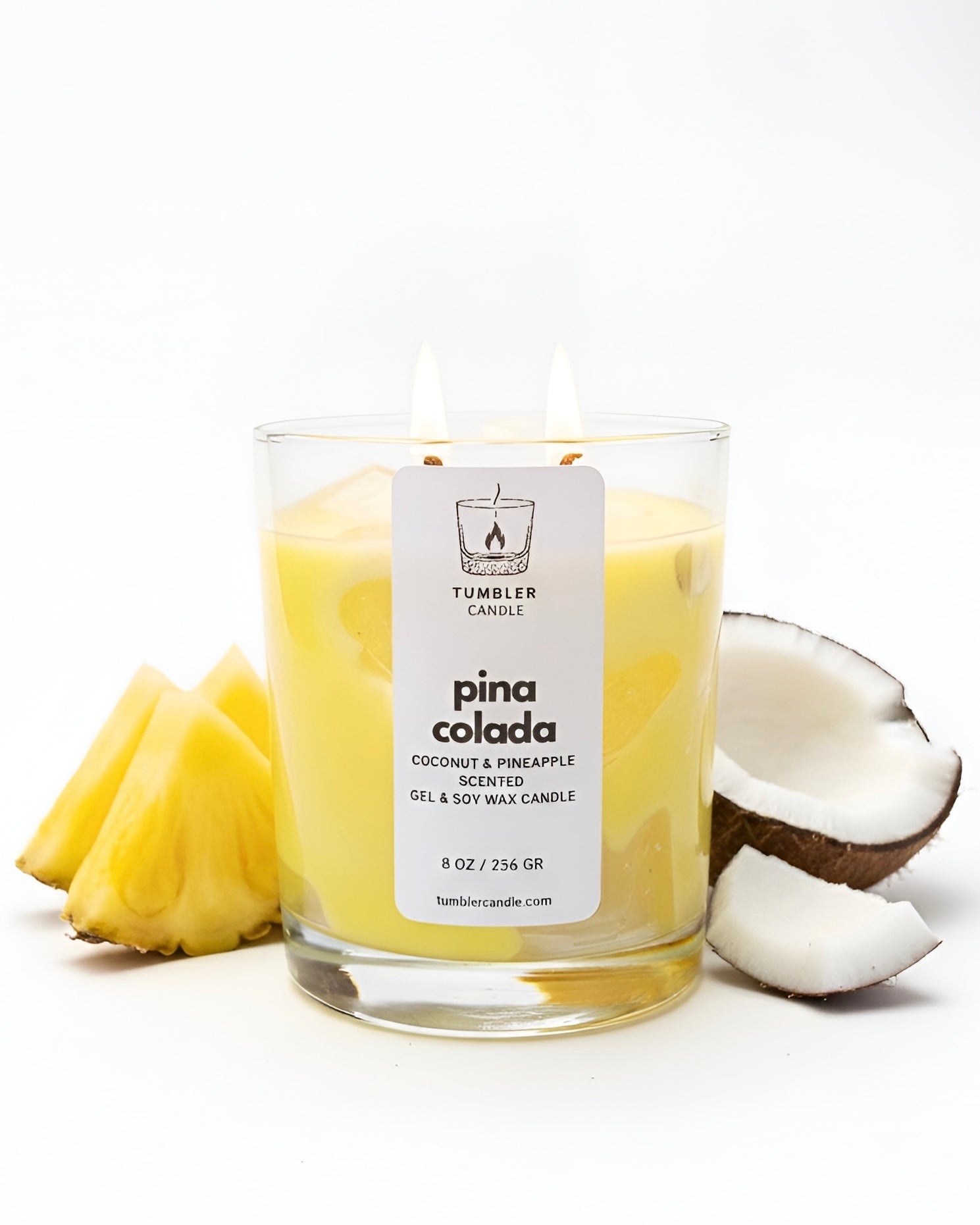 Pina Colada - Hindistan Cevizi ve Ananas Kokulu Soya Mum