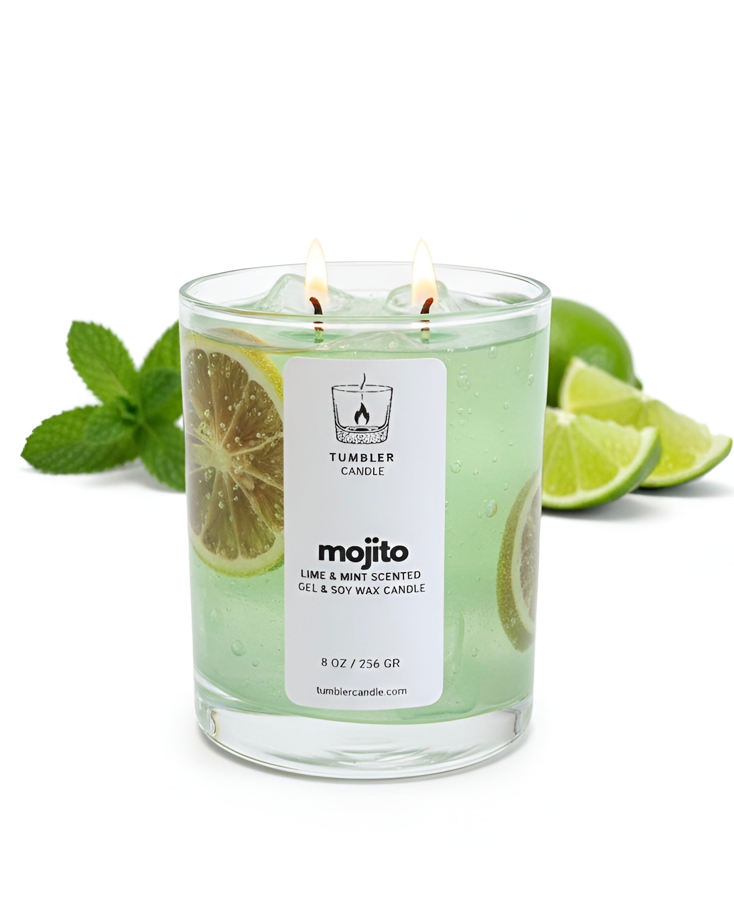 Mojito - Lime ve Nane Kokulu Jel Mum