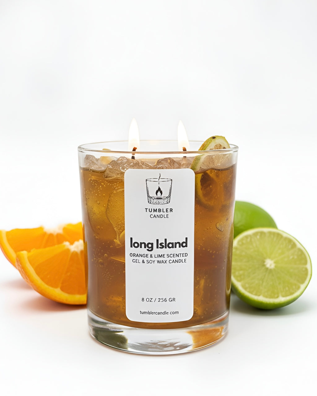 Long Island - Portakal ve Lime Kokulu Jel Mum