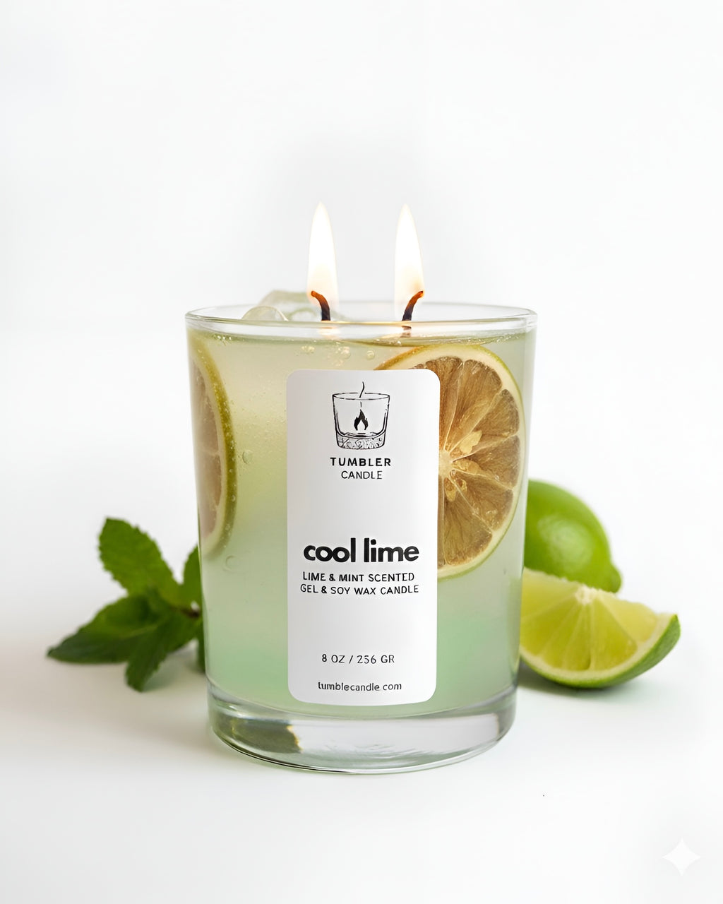 Cool Lime - Lime ve Nane Kokulu Jel Mum