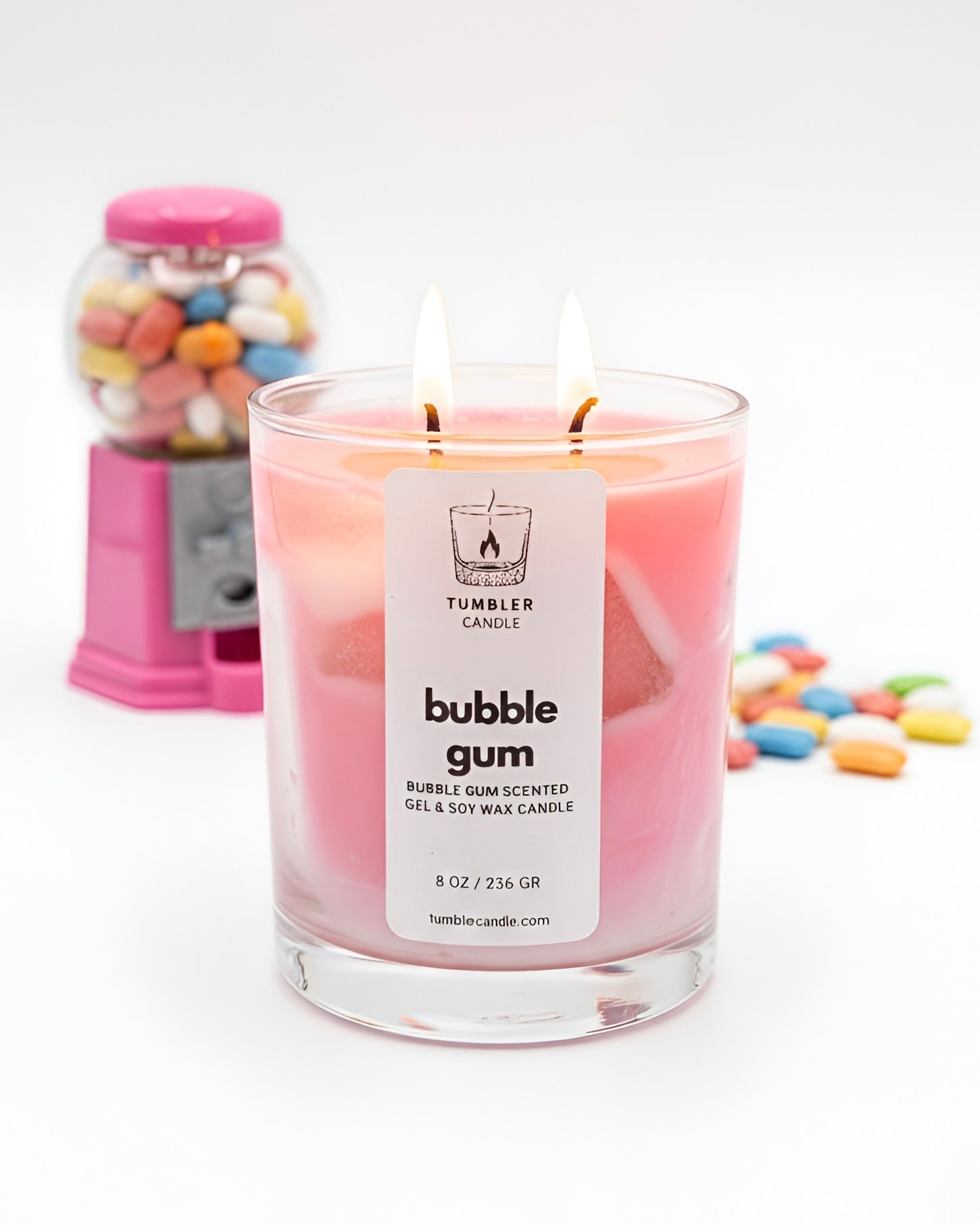 Bubble Gum - Sakız Kokulu Soya Mum
