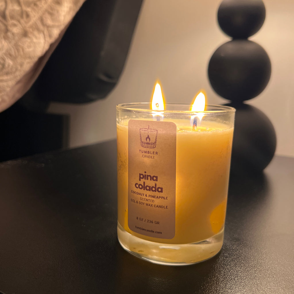 Pina Colada - Hindistan Cevizi ve Ananas Kokulu Soya Mum