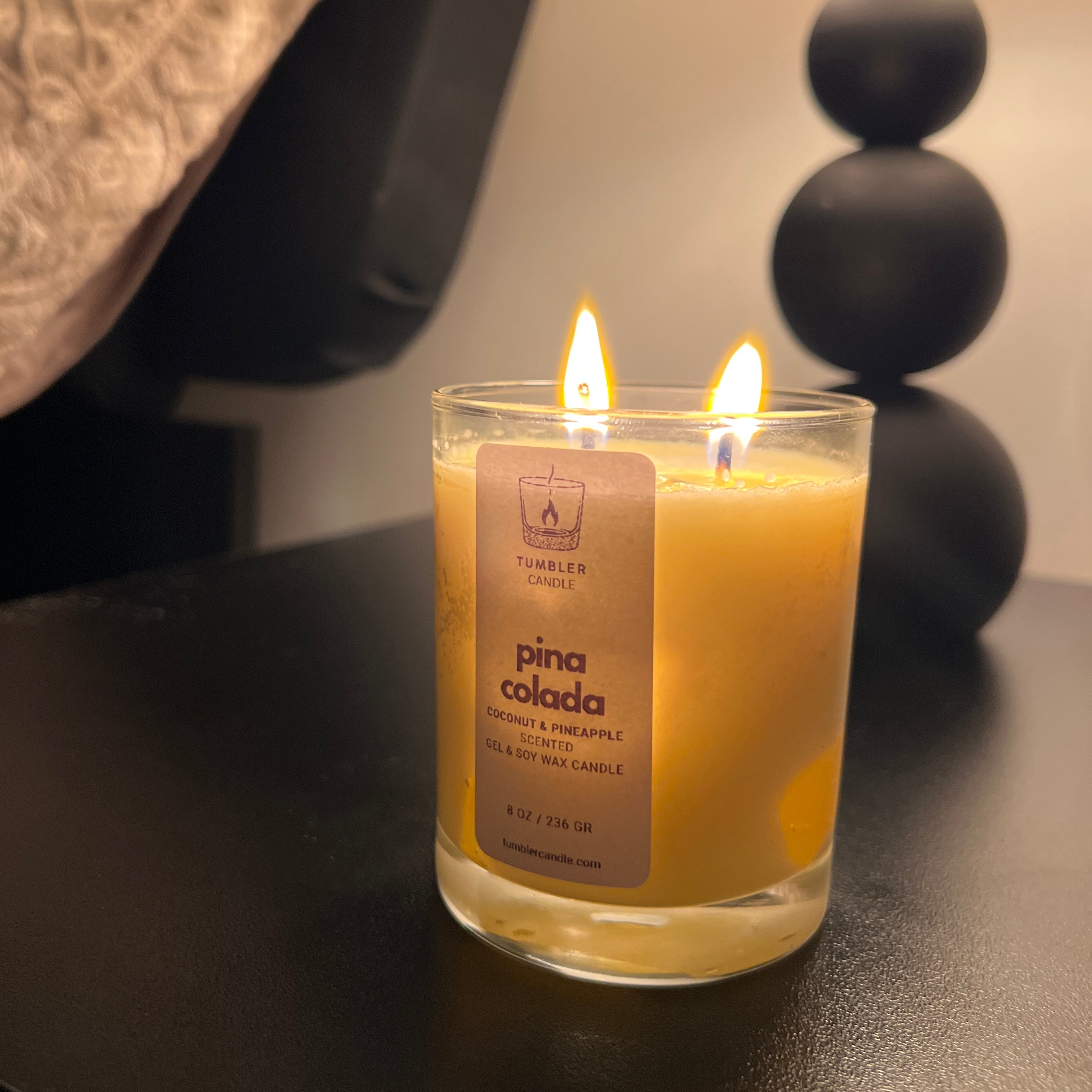 Pina Colada - Hindistan Cevizi ve Ananas Kokulu Soya Mum