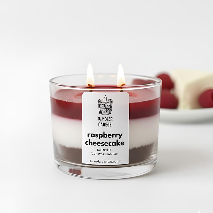 Raspberry Cheesecake - Frambuaz Cheesecake Kokulu Soya & Jel Mum