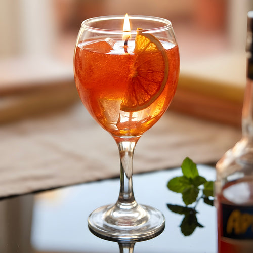 Aperol - Vanilya ve Portakal Kokulu Jel Mum