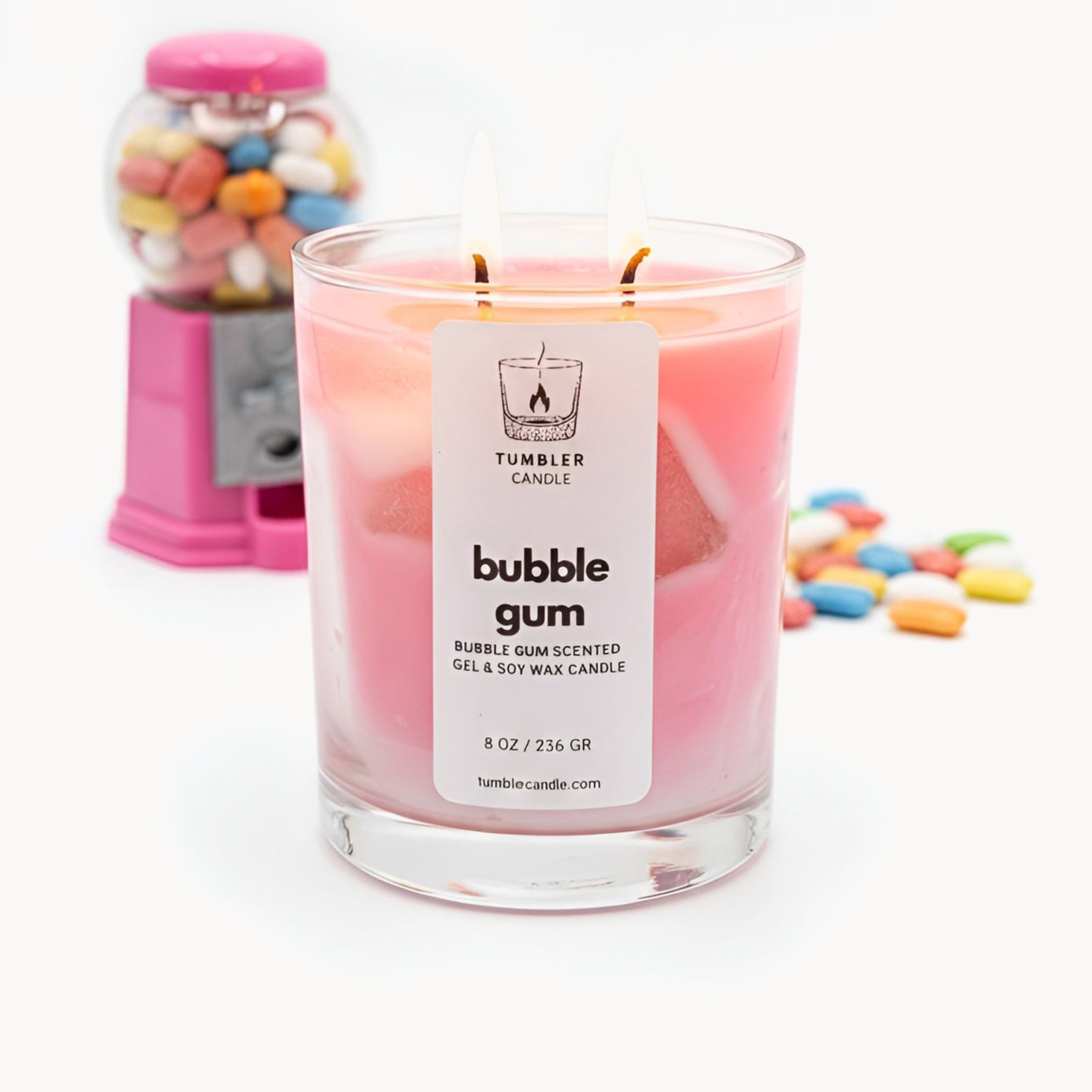 Bubble Gum - Sakız Kokulu Soya Mum