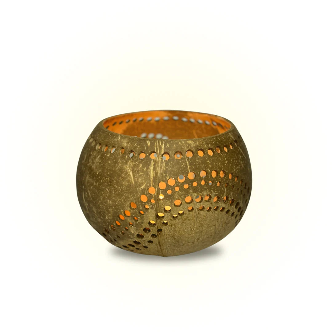 Hindistan Cevizi Kabuğu Mumluk - No:1