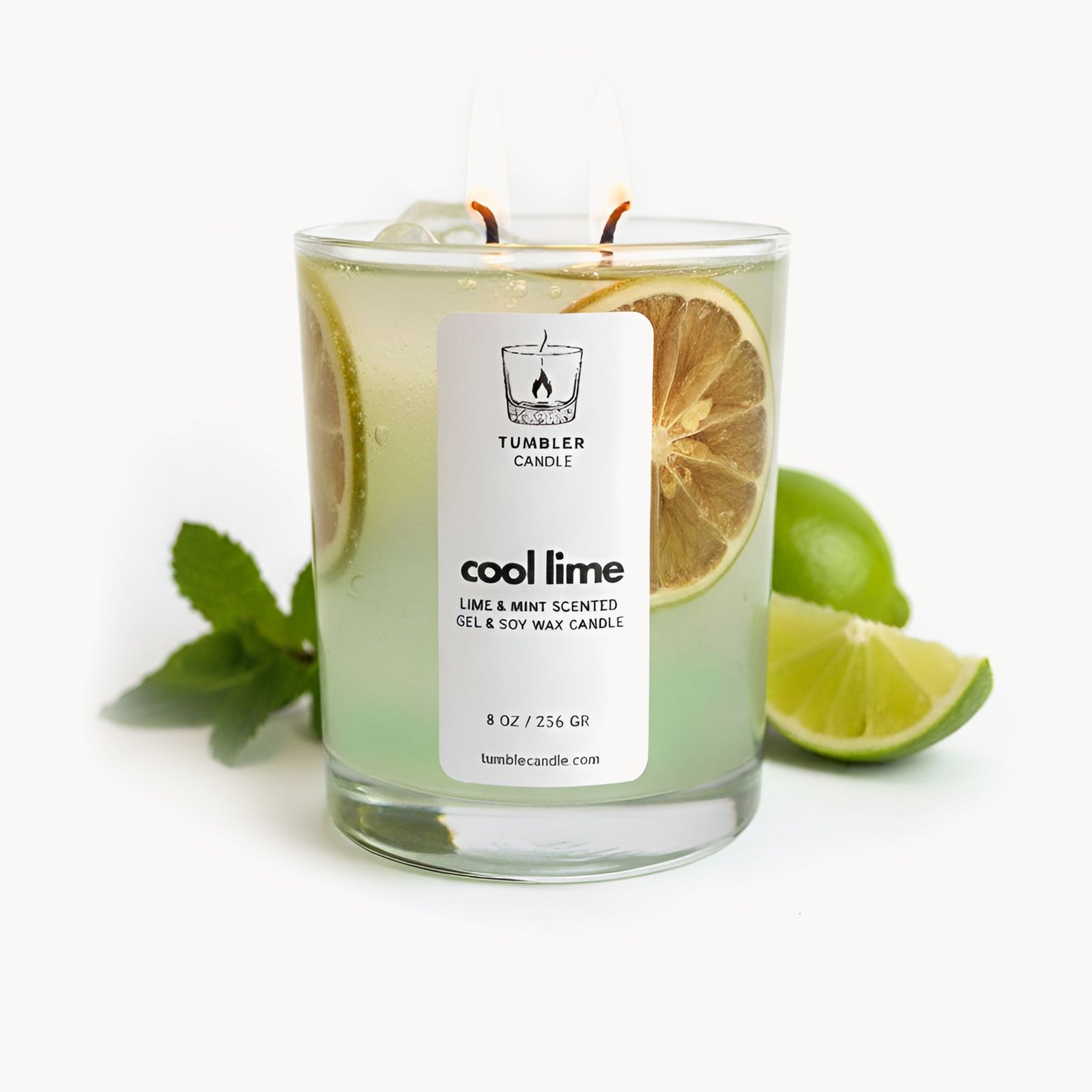 Cool Lime - Lime ve Nane Kokulu Jel Mum