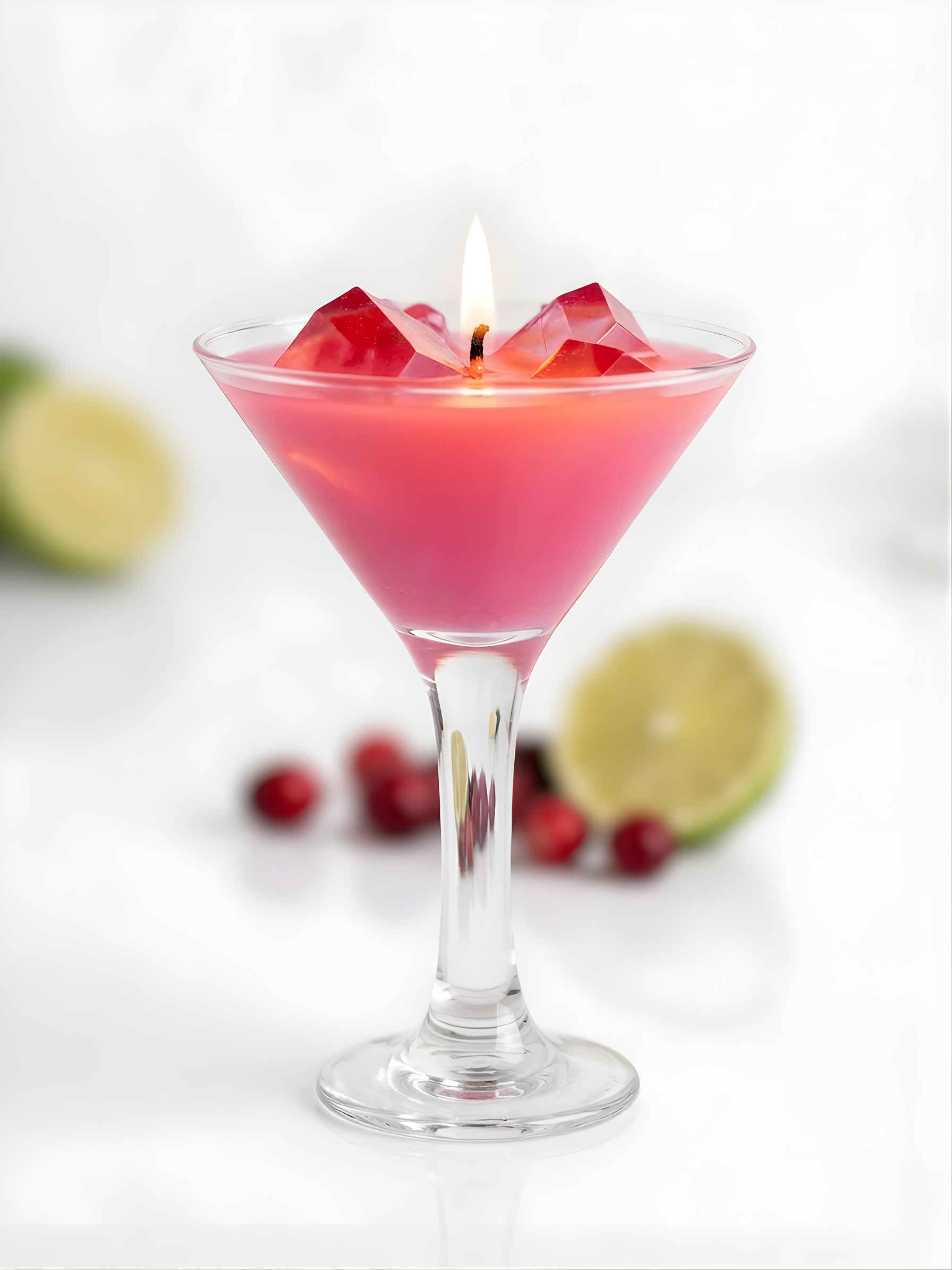 Cosmopolitan - Böğürtlen ve Limon Kokulu Jel Mum