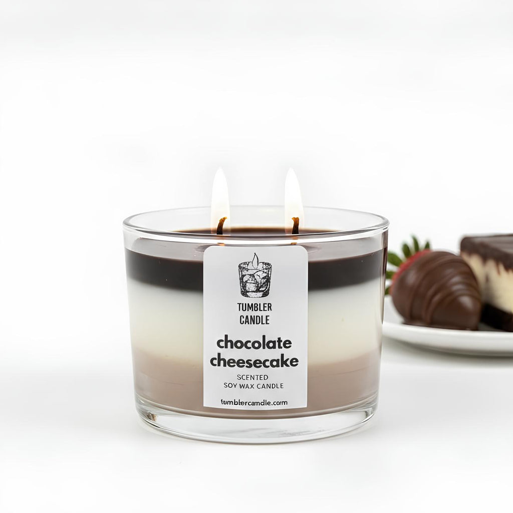 Chocolate Cheesecake - Çikolatalı Cheesecake Kokulu Soya & Jel Mum