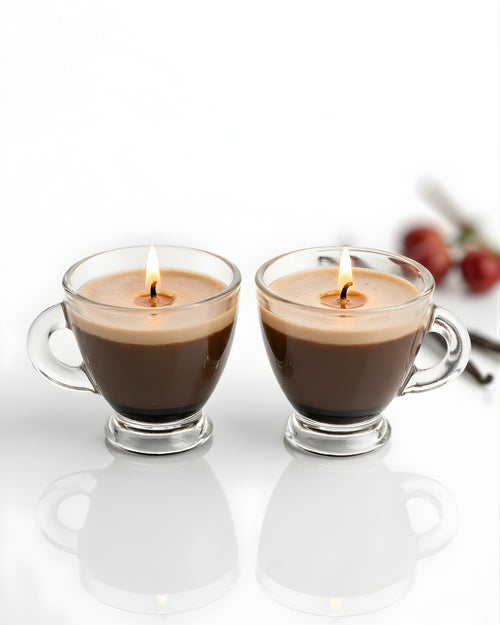 Espresso - Mini 2'li Set Kahve Kokulu Soya Mum
