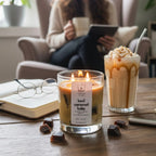 Iced Caramel Latte - Kahve ve Karamel Kokulu Soya Mum