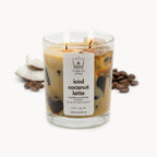 Iced Coconut Latte - Kahve ve Hindistan Cevizi Kokulu Soya Mum