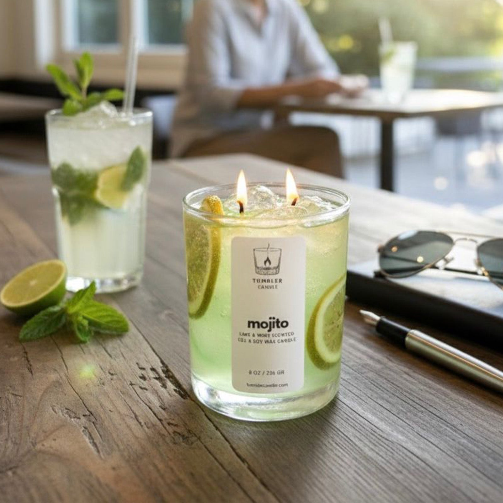 Mojito - Lime ve Nane Kokulu Jel Mum