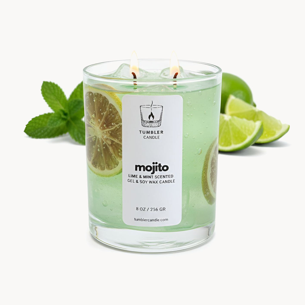 Mojito - Lime ve Nane Kokulu Jel Mum