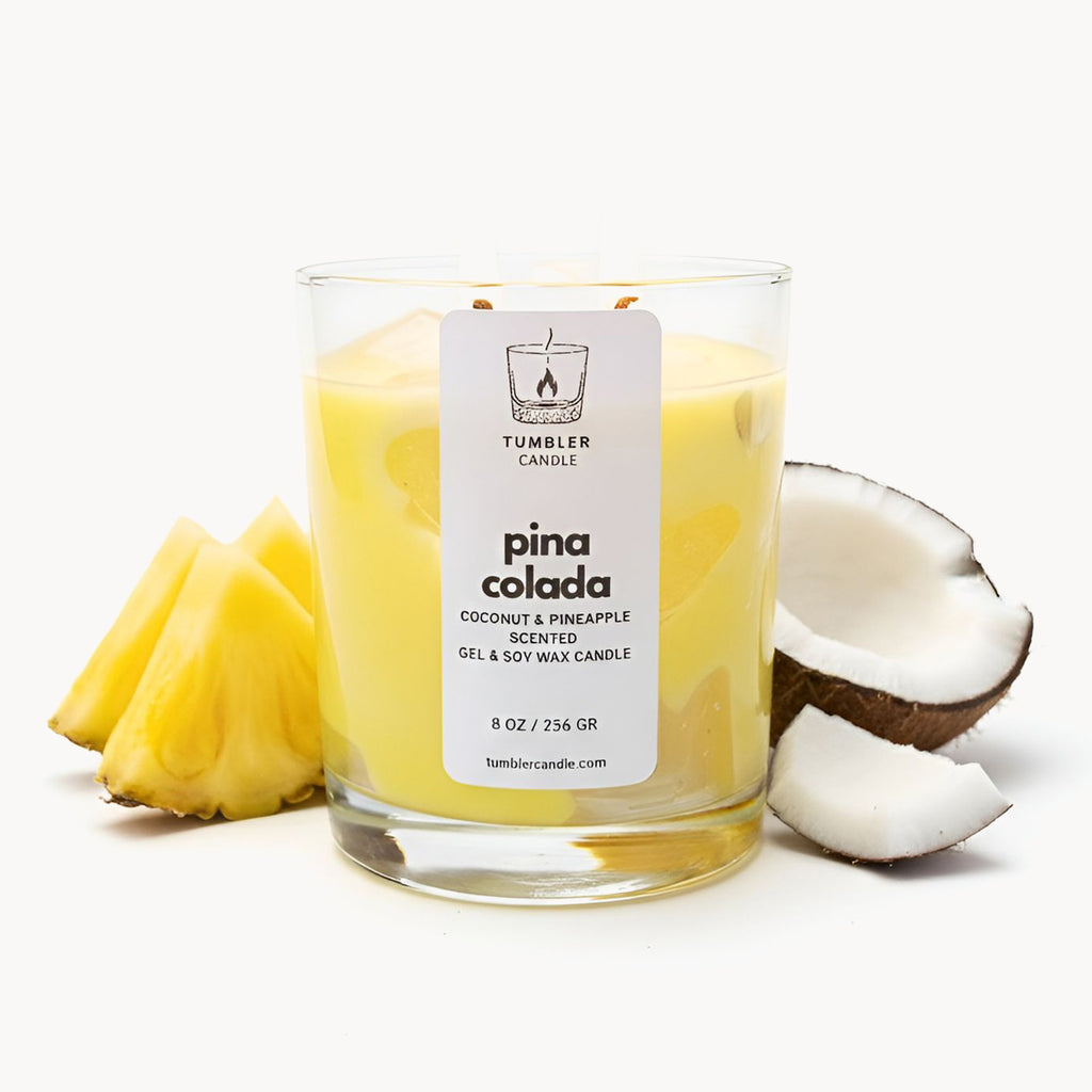 Pina Colada - Hindistan Cevizi ve Ananas Kokulu Soya Mum