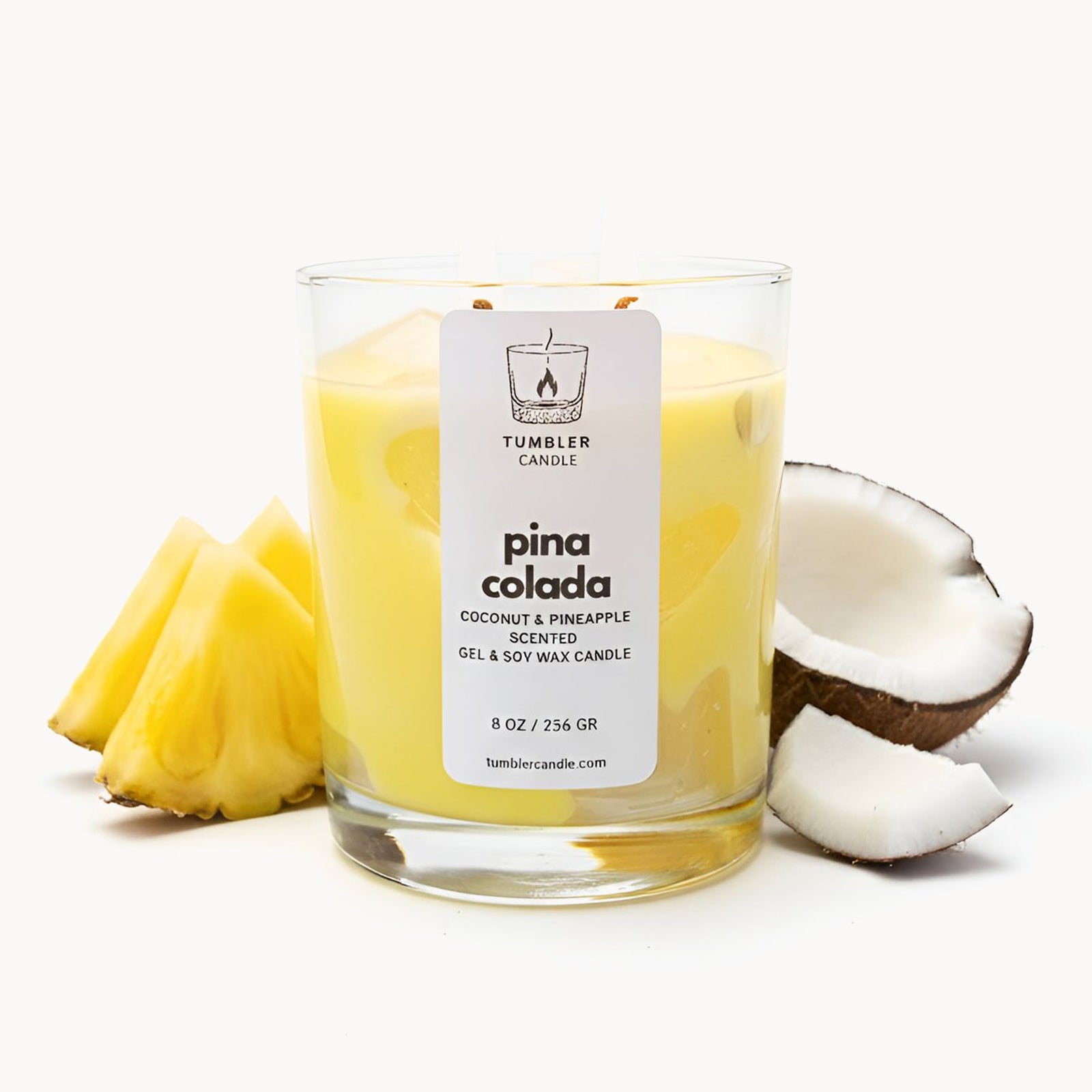 Pina Colada - Hindistan Cevizi ve Ananas Kokulu Soya Mum